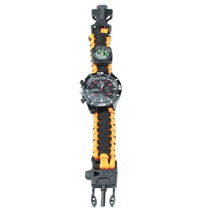 Survival Paracord Watch with Compass