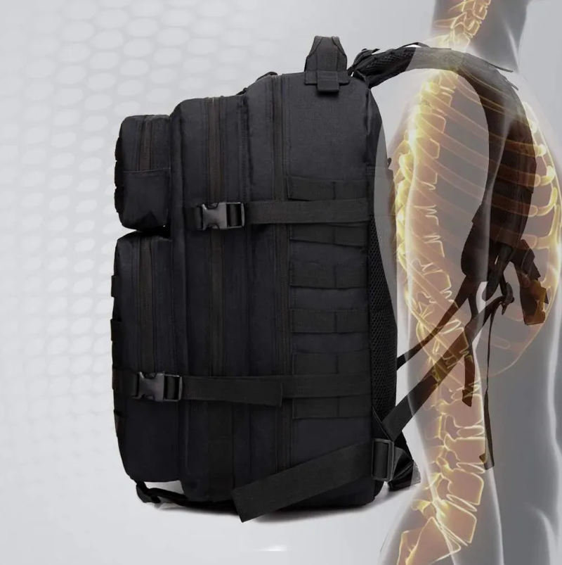 45L Waterproof Tactical Backpack with Camouflage Design
