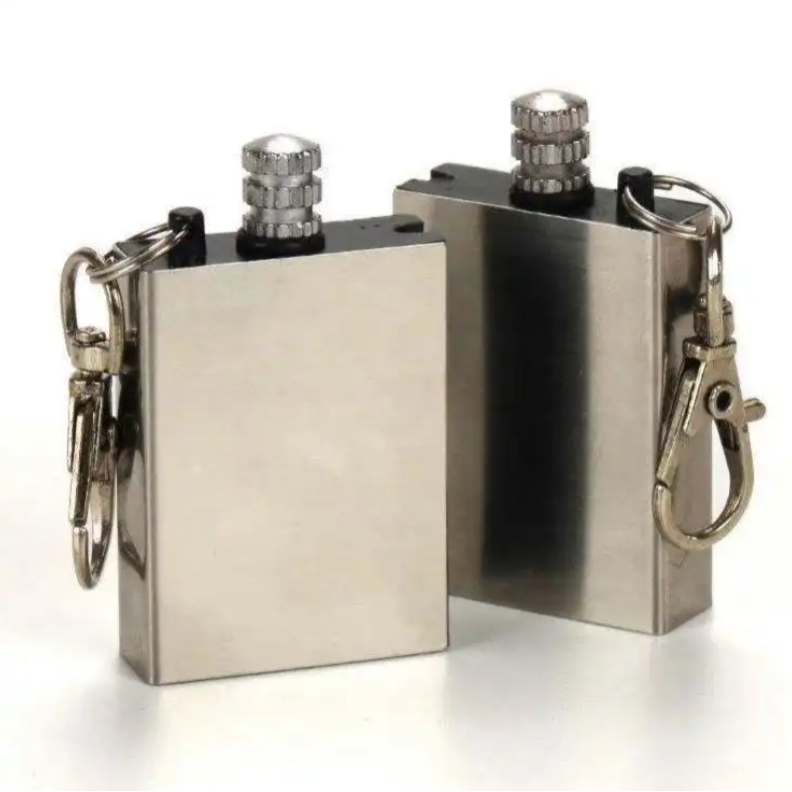 Portable Flint Fire Starter Keychain