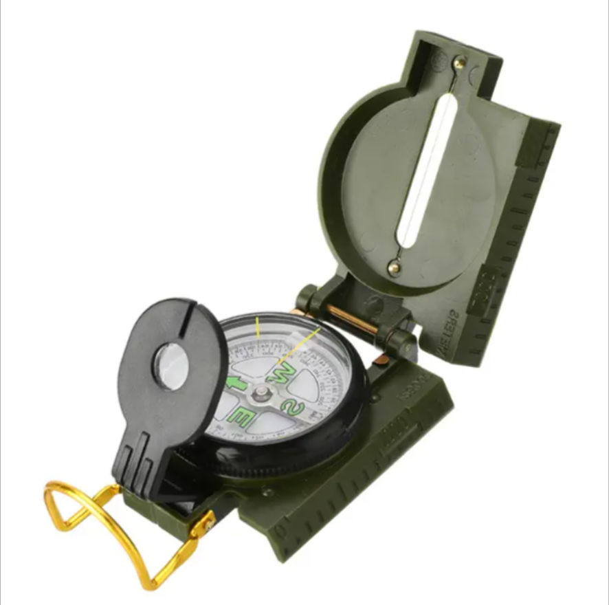 Aluminum Alloy Folding Compass with Scale