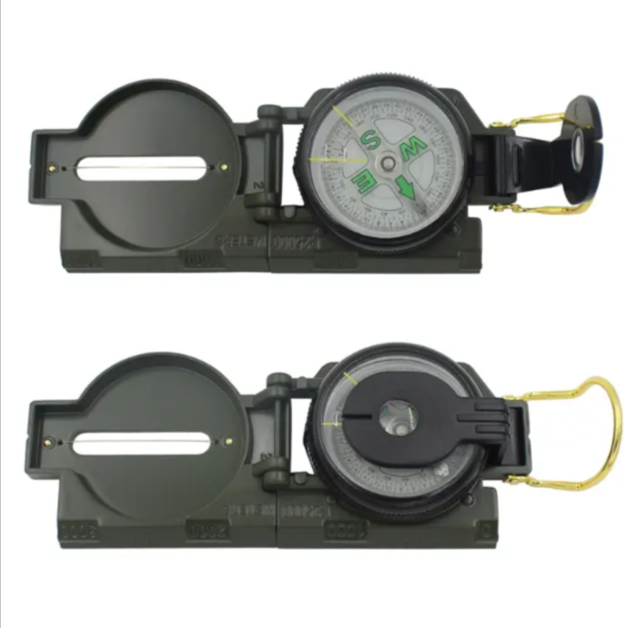 Aluminum Alloy Folding Compass with Scale