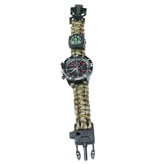Survival Paracord Watch with Compass