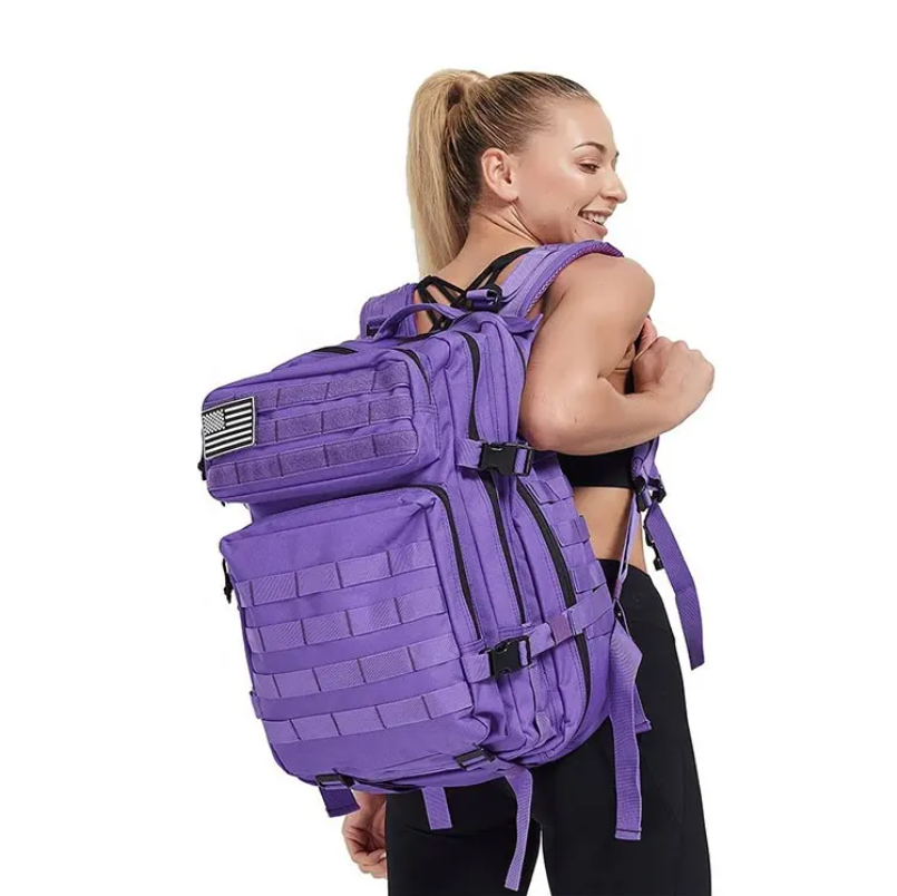 45L Camo Outdoor Hiking Rucksack