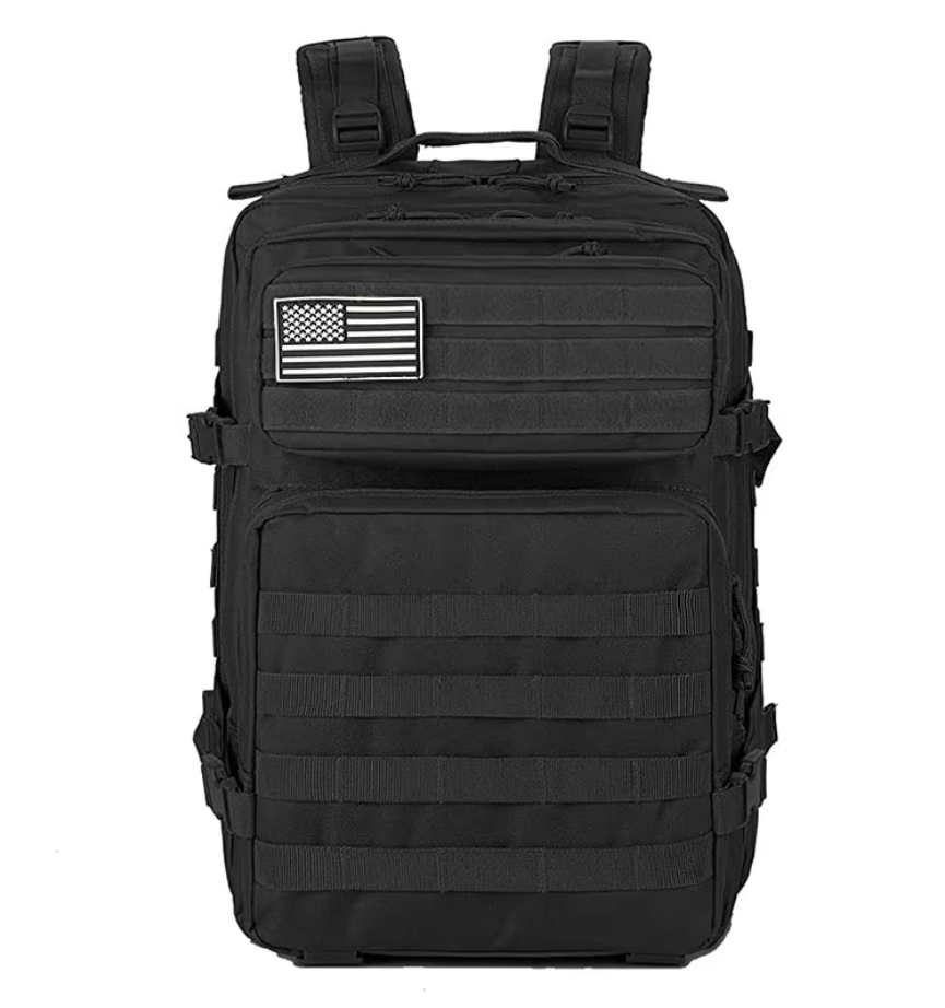 45L Camo Outdoor Hiking Rucksack