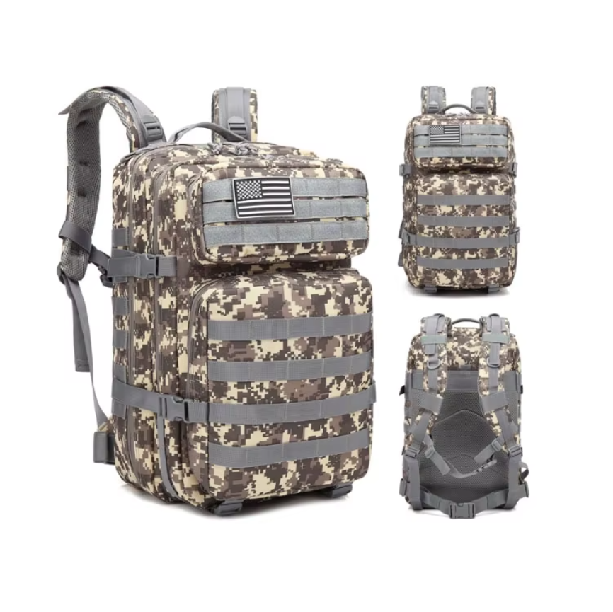 45L Camo Outdoor Hiking Rucksack